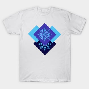 Bohemian Blue Mandala T-Shirt